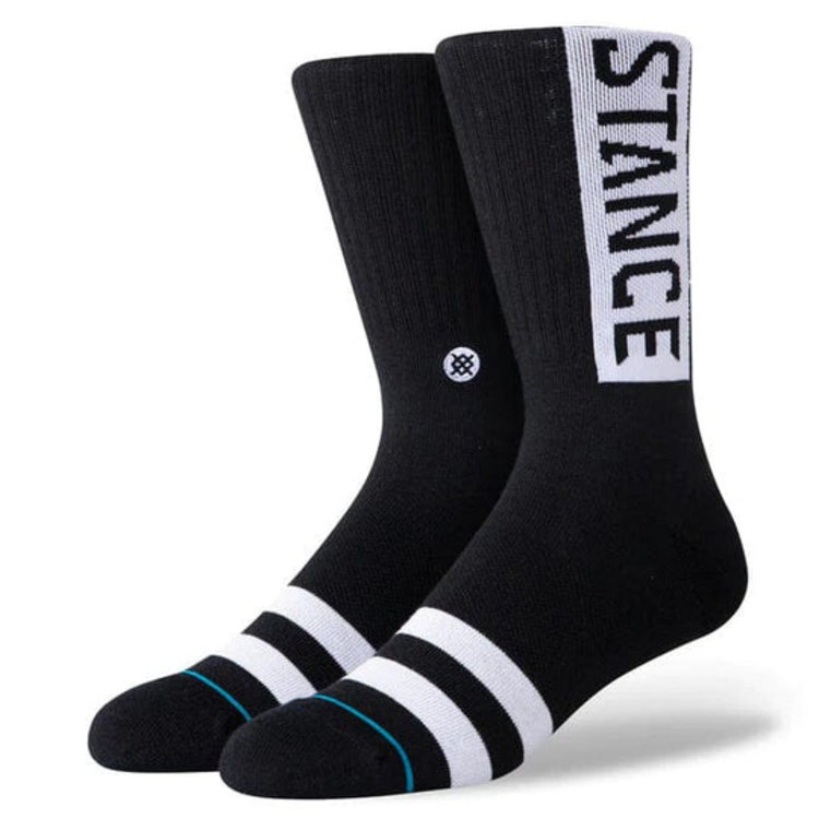 Stance Stance The OG Crew Socks 3 Pack | Black/White