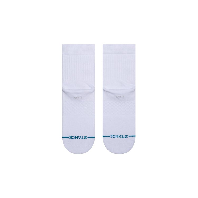 Stance Icon Quarter Socks | White