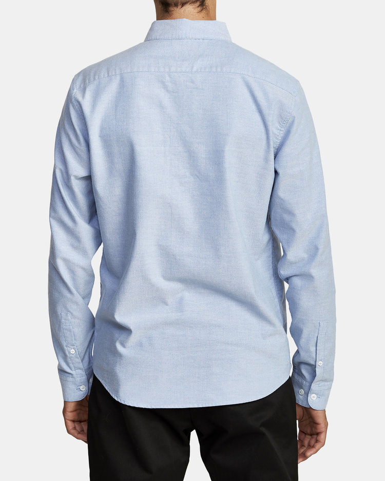 RVCA Thatll Do Stretch Long Sleeve | Oxford Blue