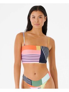 Rip Curl Day Break Long Line Bandeau Bikini Top x Erin Miller Wray | Multico