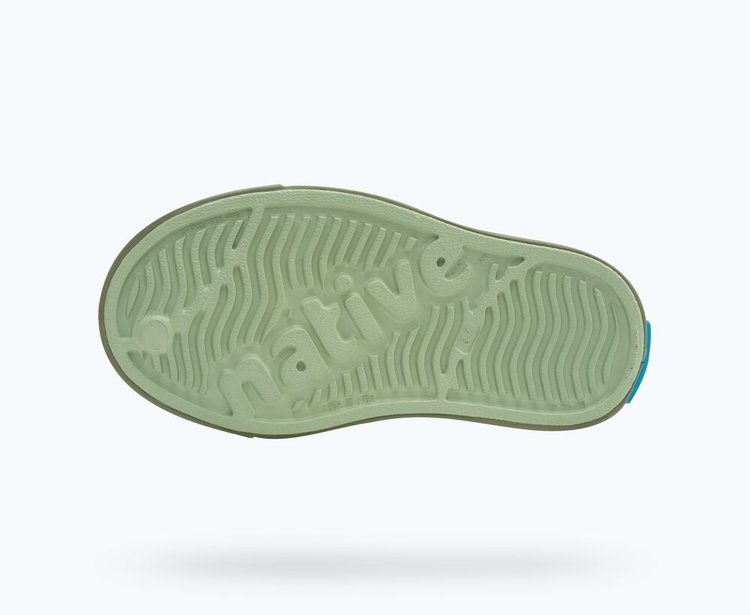 Native Native Jefferson Block Kids | Tea Green/ Loch Green/ Crater Mountain Block