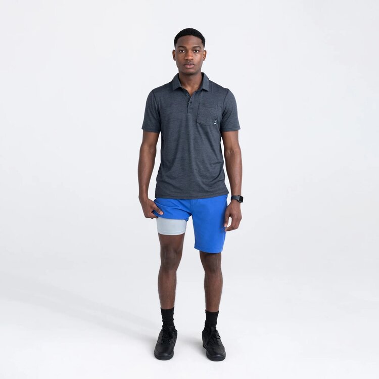 Saxx Saxx Go To Town 2N1 Short 8" | Sport Blue