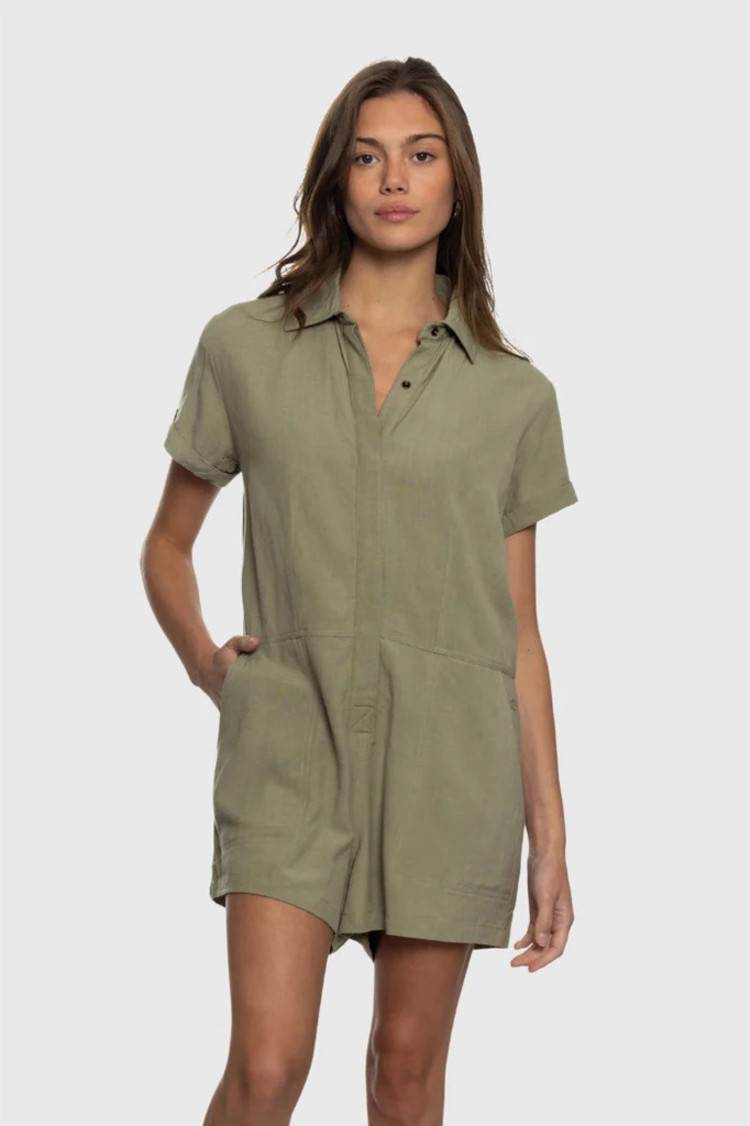 TEAMLTD TEAMLTD Utility Romper | Cactus