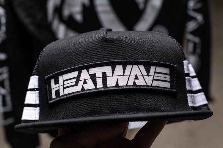 Heat Wave Heat Wave Billboard  Trucker Hat | White
