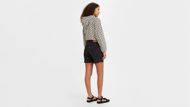 Levi's 501 Mid Thigh Short | Lunar Black