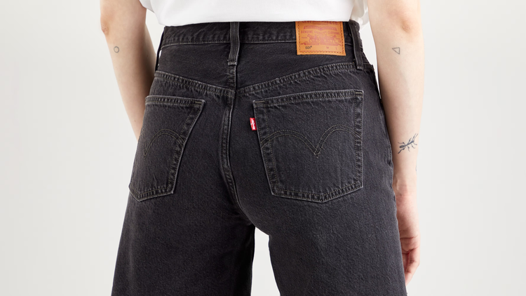 Levi's 501 Mid Thigh Short | Lunar Black