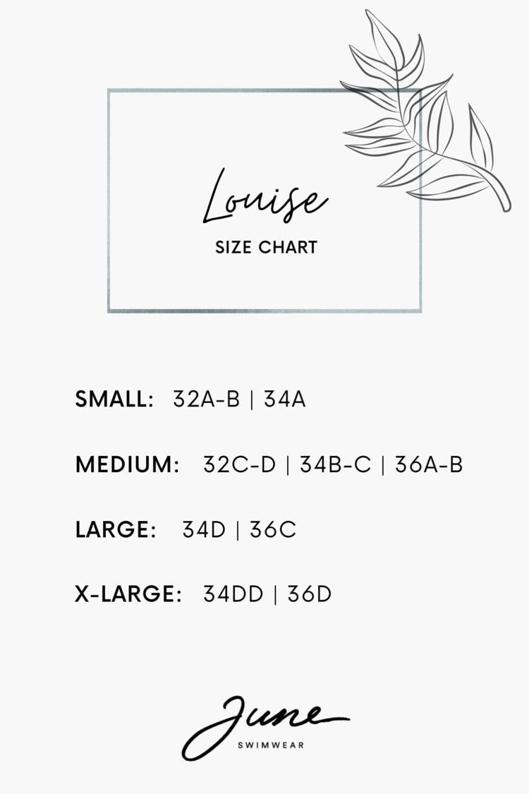 June Swimwear Louise Top | Leaf