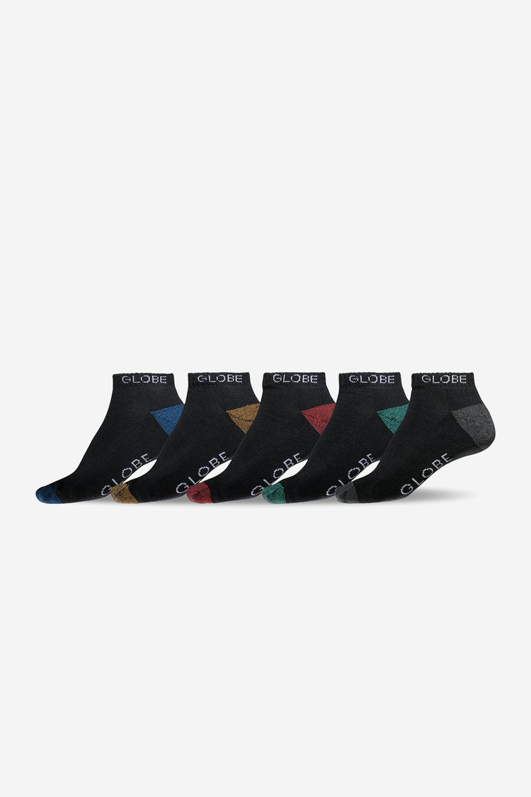 Globe Ingles Ankle Sock 5 Pack