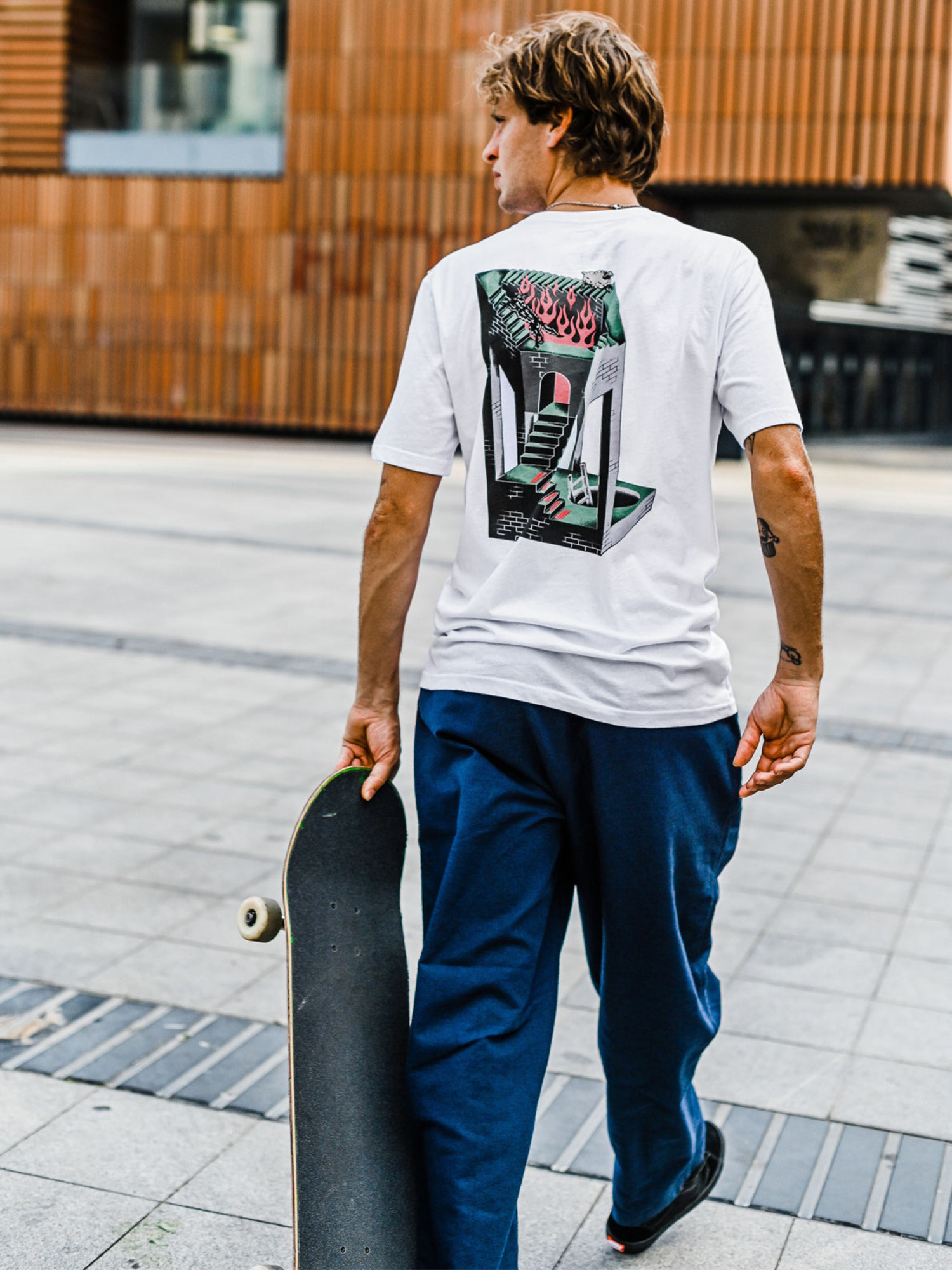 Skate Vitals Axel Tee 2 | White - The Choice Shop