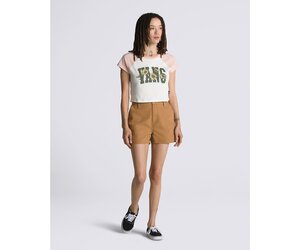 Khaki skirt womens vans discount