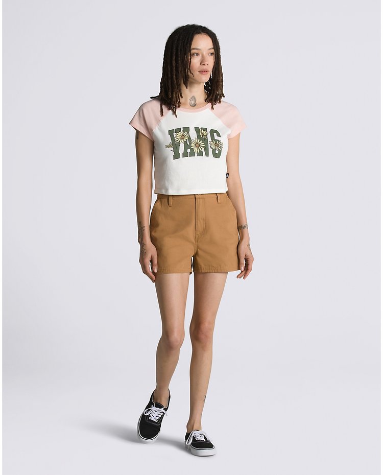 Vans Women's Ground Work Shorts | Tobacco Brown