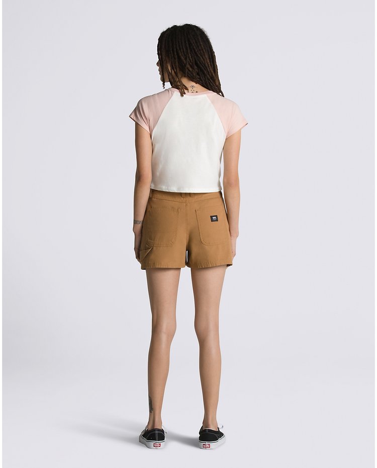 Vans Women's Ground Work Shorts | Tobacco Brown