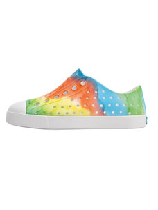 Native Native Jefferson Child | Shell White/ Shell White/ Rainbow Tie Dye
