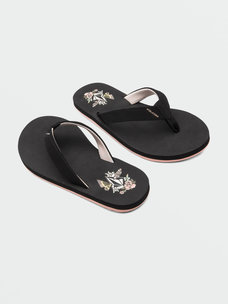 Volcom Big Girls Vicky Sandals | Black