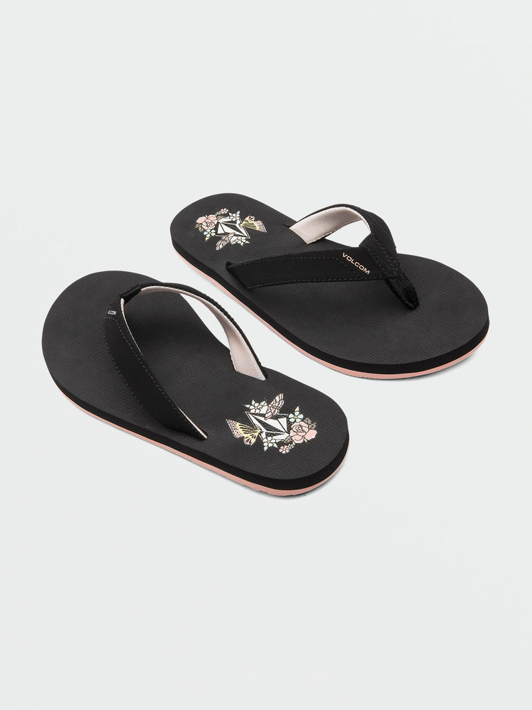 Volcom Big Girls Vicky Sandals | Black