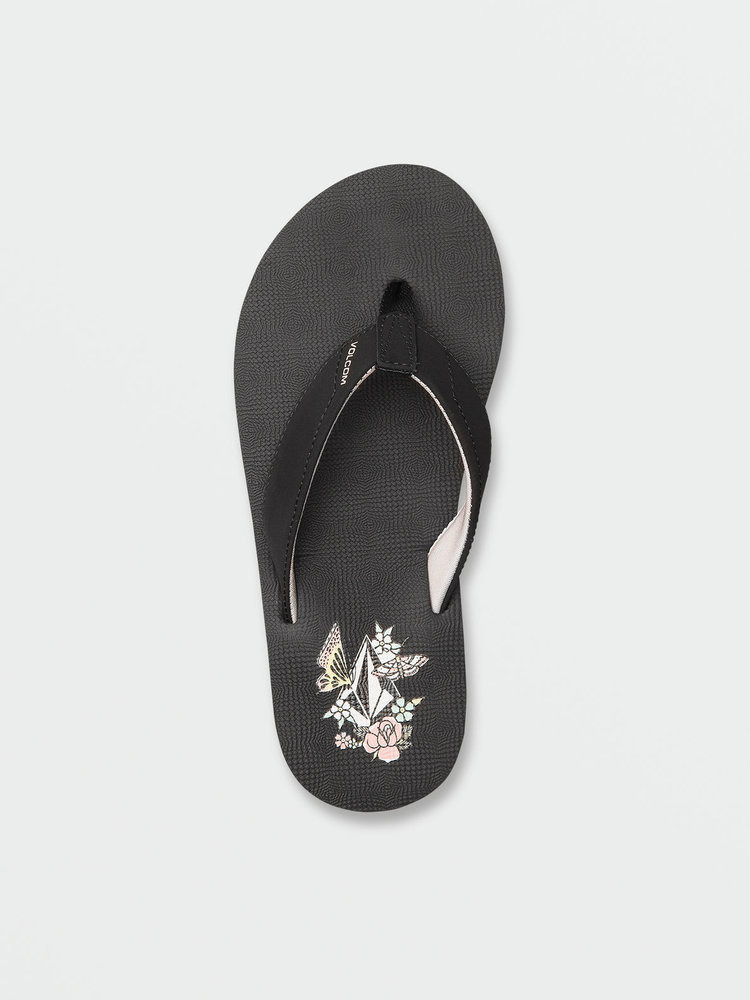 Volcom Big Girls Vicky Sandals | Black