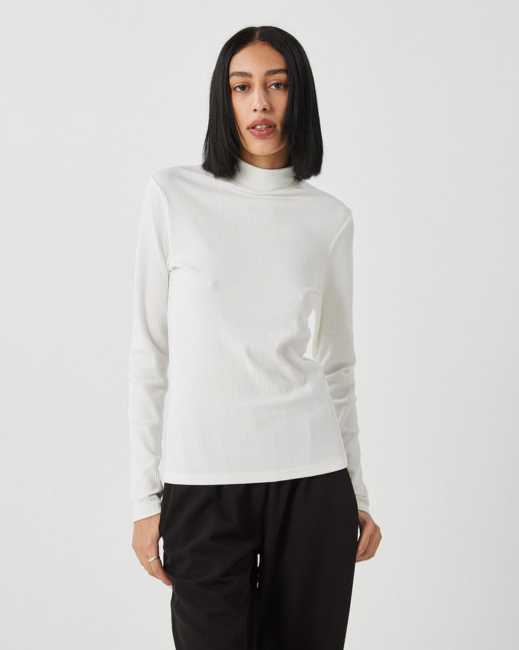 Minimum Minimum Mocki 2.0 9539 Long Sleeves T-shirt | Broken White