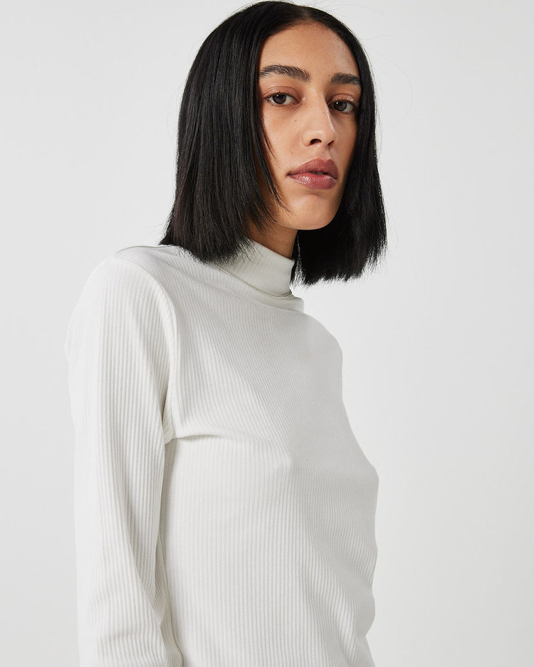 Minimum Minimum Mocki 2.0 9539 Long Sleeves T-shirt | Broken White