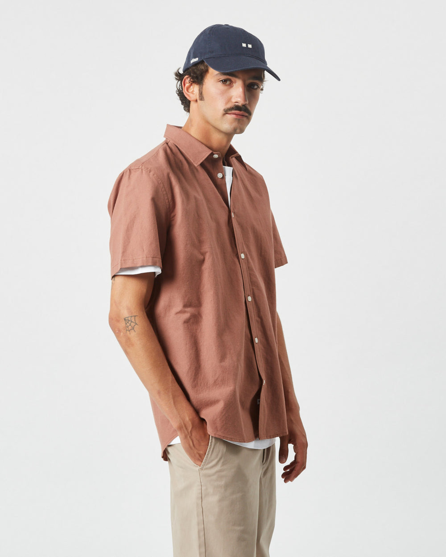 Minimum Men's Eric 9802 Short Sleeve Shirt | Clove