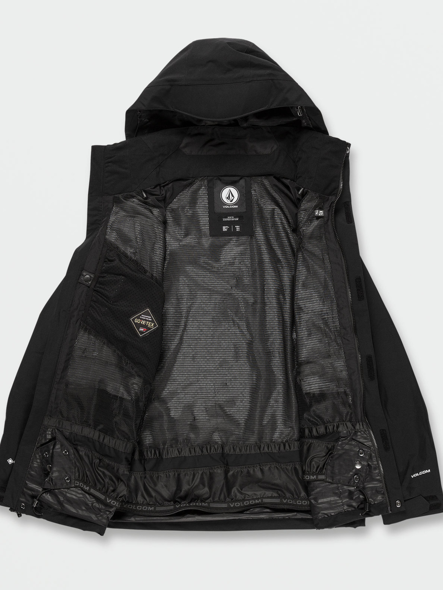 Volcom Men's Stone Stretch Gore-Tex Jacket | Black