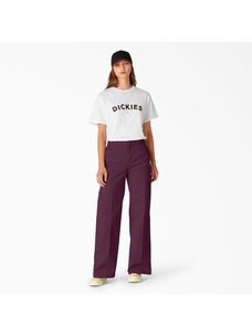 Dickies Dickies Women's Wide Leg Twill Pants | Grape Wine