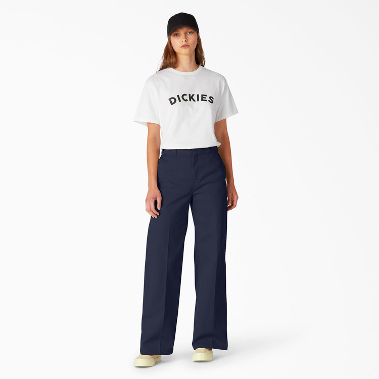 Dickies Women's Wide Leg Twill Pants | Ink Navy