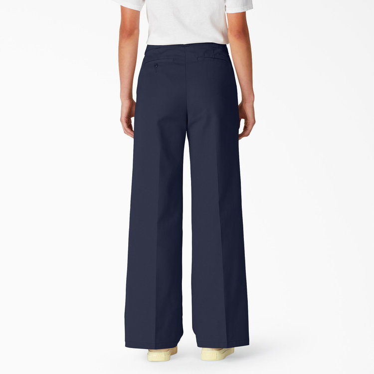 Dickies Women's Wide Leg Twill Pants | Ink Navy