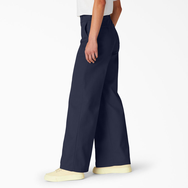 Dickies Women's Wide Leg Twill Pants | Ink Navy