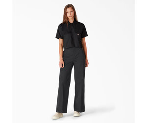 DICKIES 32 HIGHRISE TWILL WIDE LEG