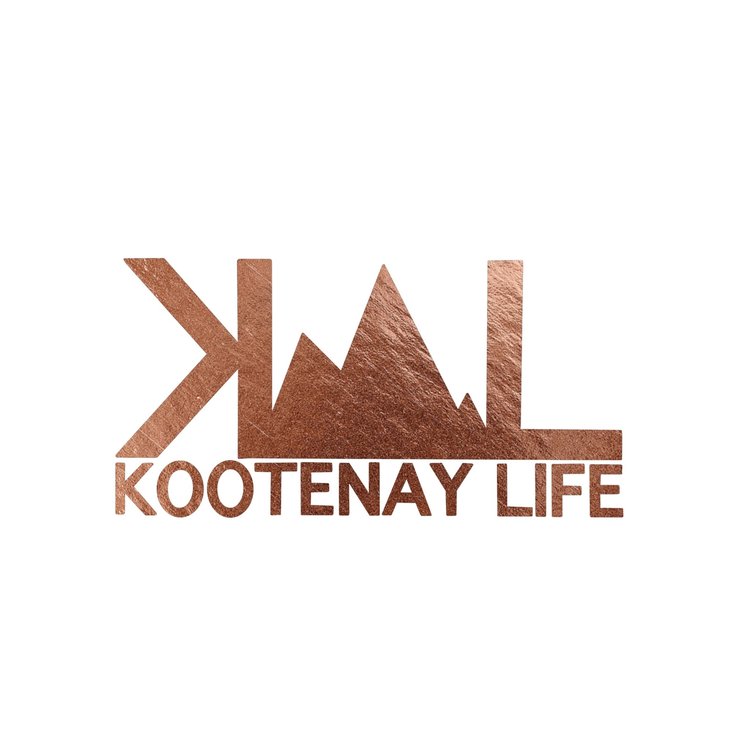 Kootenay Life 6" OG Logo Sticker| Rose Gold