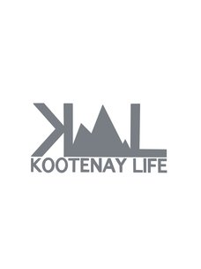 Kootenay Life 6" OG Logo Sticker| Grey