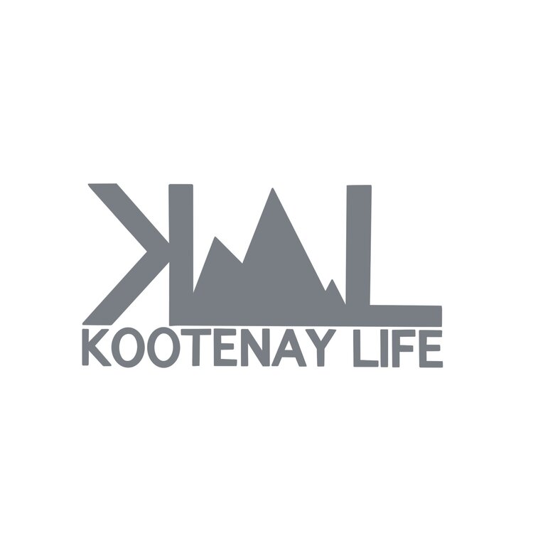 Kootenay Life Kootenay Life OG Logo Sticker 6" | Grey