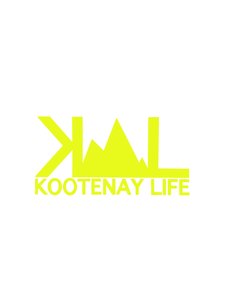 Kootenay Life Kootenay Life OG Logo Sticker 6" | Fluorescent Yellow