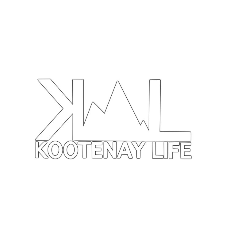 Kootenay Life Kootenay Life OG Logo Sticker 6" | White