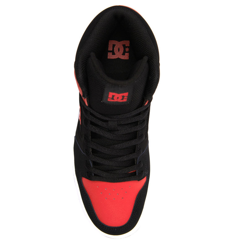 DC DC Manteca 4 Hi Shoes | Black/Red