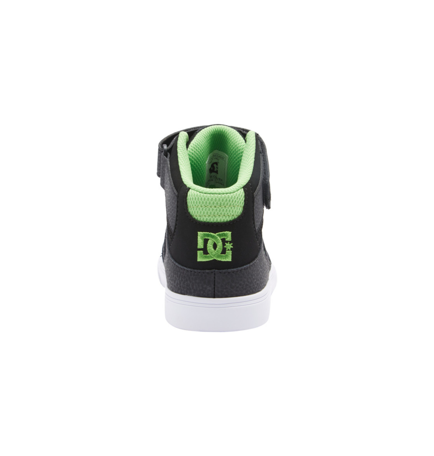 DC Kids' Pure High-Top EV Shoes | Black/Grey/Black