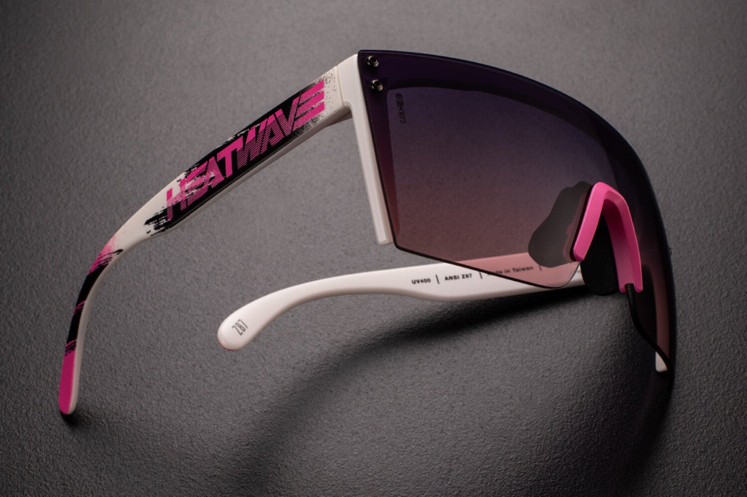 Heat Wave Lazer Face Sunglasses Reactive Z87 | Purple Lurk