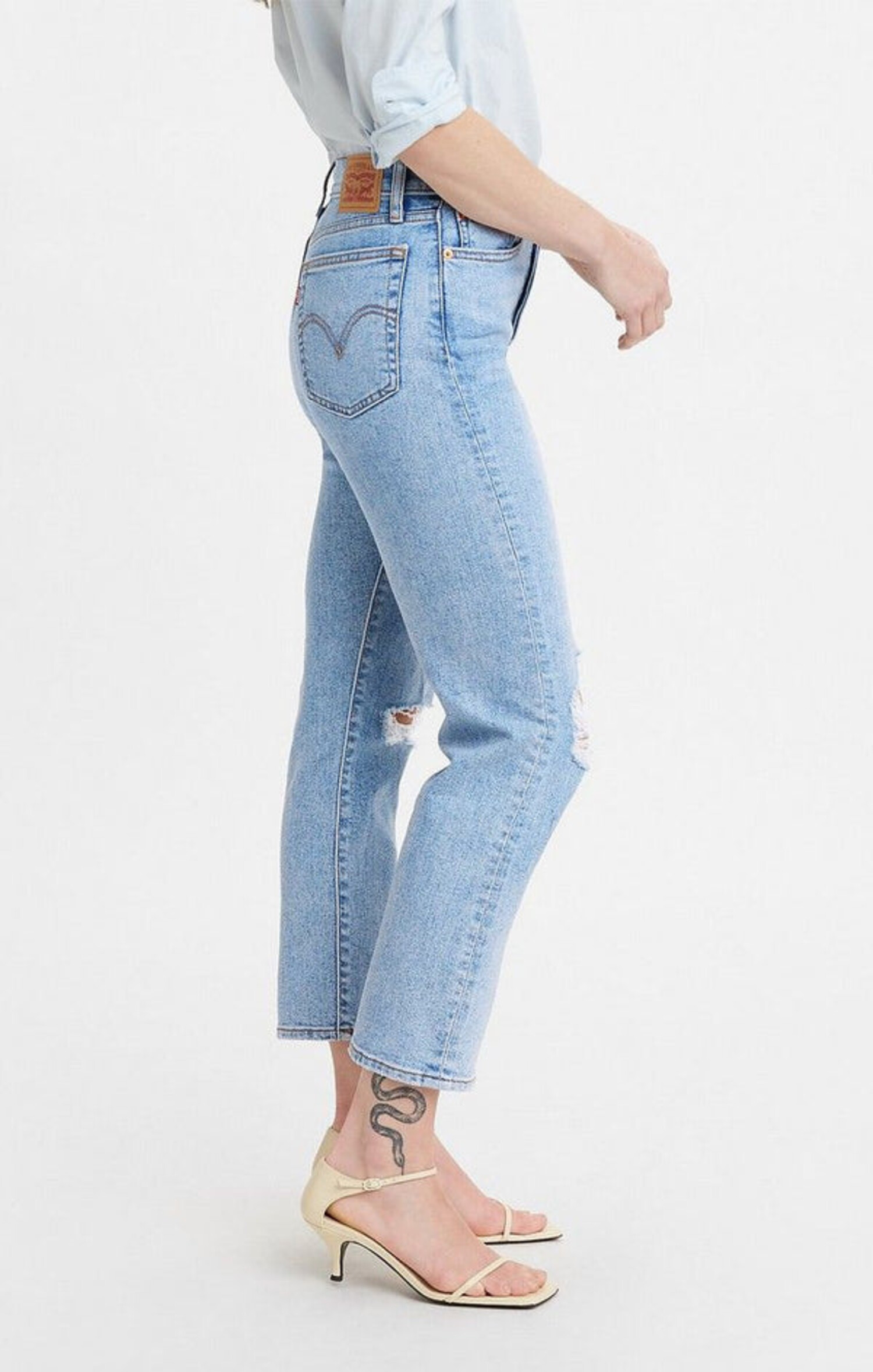Levi's wedgie high waist straight jeans sale