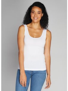 C'est Moi C'est Moi Bamboo Short Tank | White | One Size