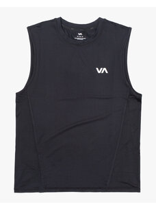 RVCA Mens Sport Vent Tank Tops - Vent RVCA Badge Sl (Teal Tie Dye, Small)  at  Men's Clothing store