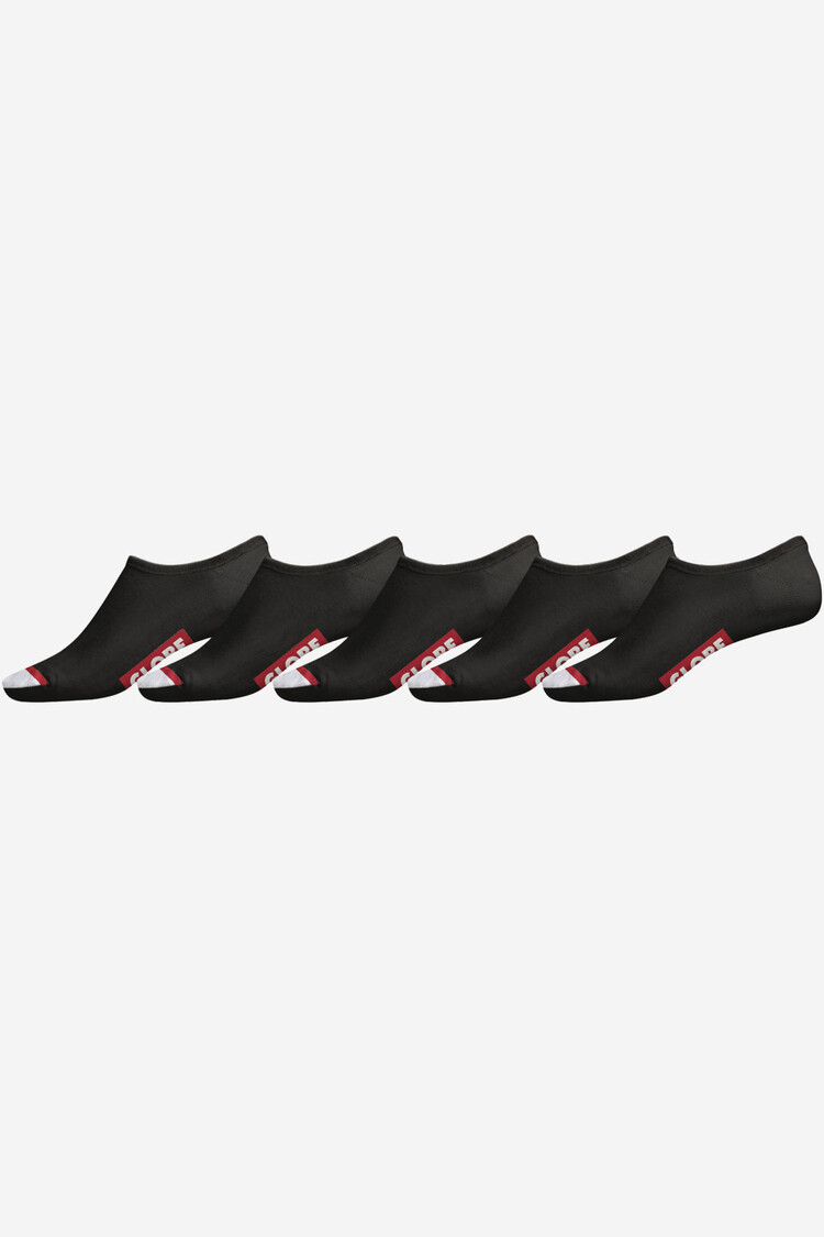 Globe Tipper Invisible Sock 5 Pack