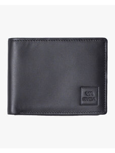 RVCA RVCA Cedar Bi-Fold Leather Wallet | Black