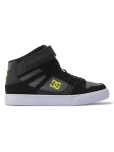 DC DC Pure High-Top | Black/Soft Lime