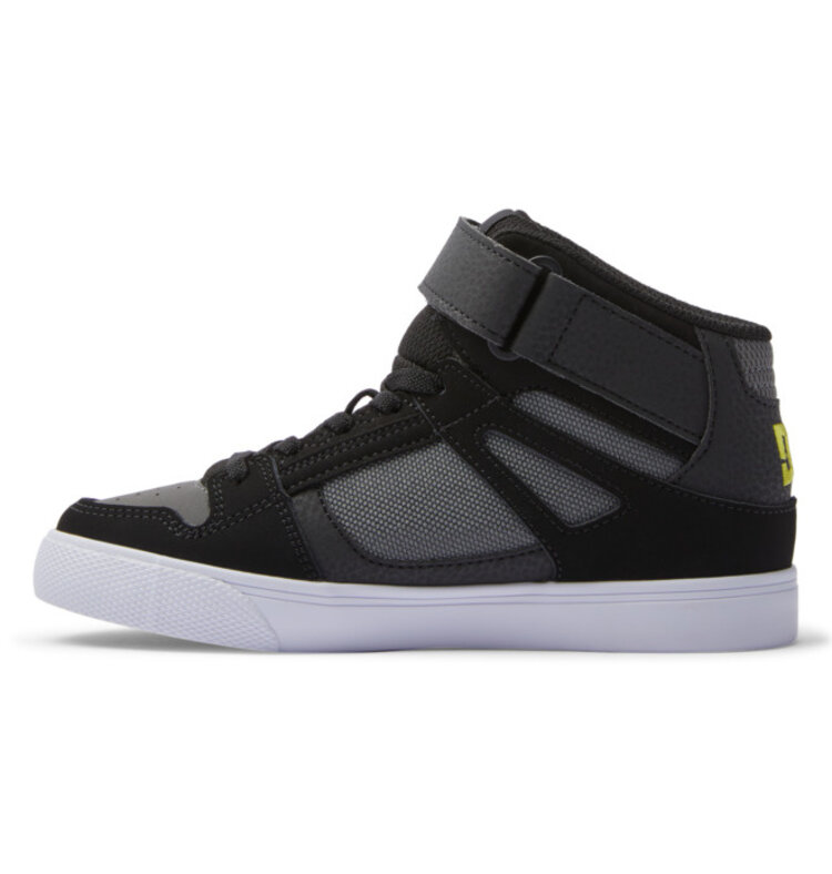 DC DC Pure High-Top | Black/Soft Lime