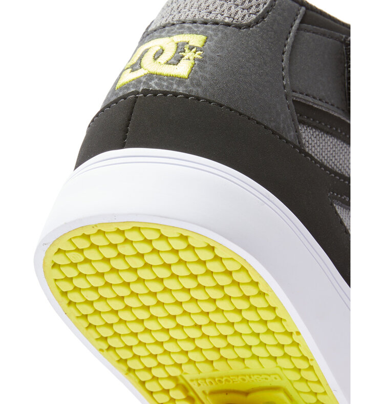 DC DC Pure High-Top | Black/Soft Lime