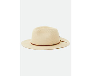 Brixton foldable straw hat - Wesley Straw Packable tan Brixton : Headict