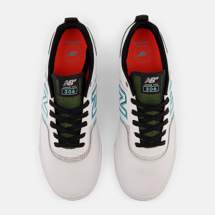 New Balance Numeric Jamie Foy 306 | White/Aqua Sky