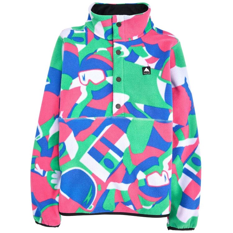 Burton Burton Kids' Cinder Fleece Anorak | Multi Cosmoblock