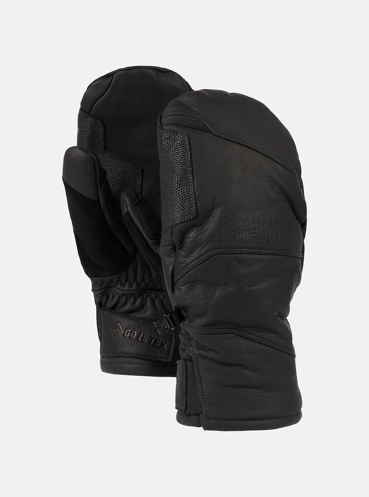 Burton Men's [ak] Clutch GORE-TEX Leather Mittens | True Black