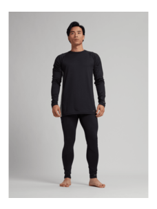 Burton Burton MDWT X Base Layer Crewneck | True Black/Gray Heather